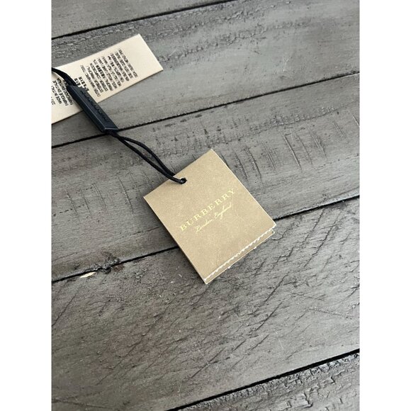 NEW BURBERRY Giant Check Wool Silk Gauze Scarf Ash Rose 220x70cm - Picture 9 of 13